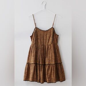 Urban Outfitters Cheetah Babydoll Dress